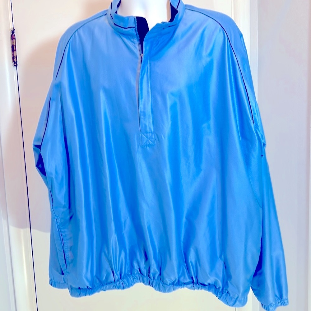 Bollé Light Blue Golf 1/2 Zip up Lined Pullover Windbreaker XL - Picture 4 of 12